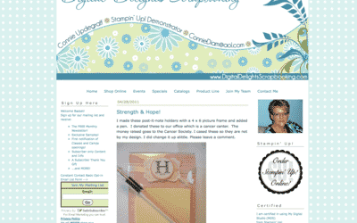 Blog Makeover for Connie – Digital Delights Scrapbooking